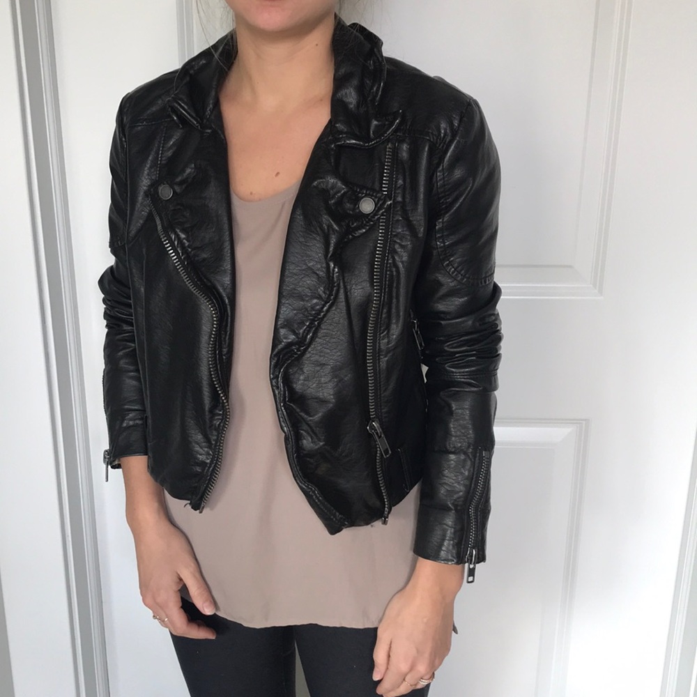 Free People | Vegan Leather Jacket | XS